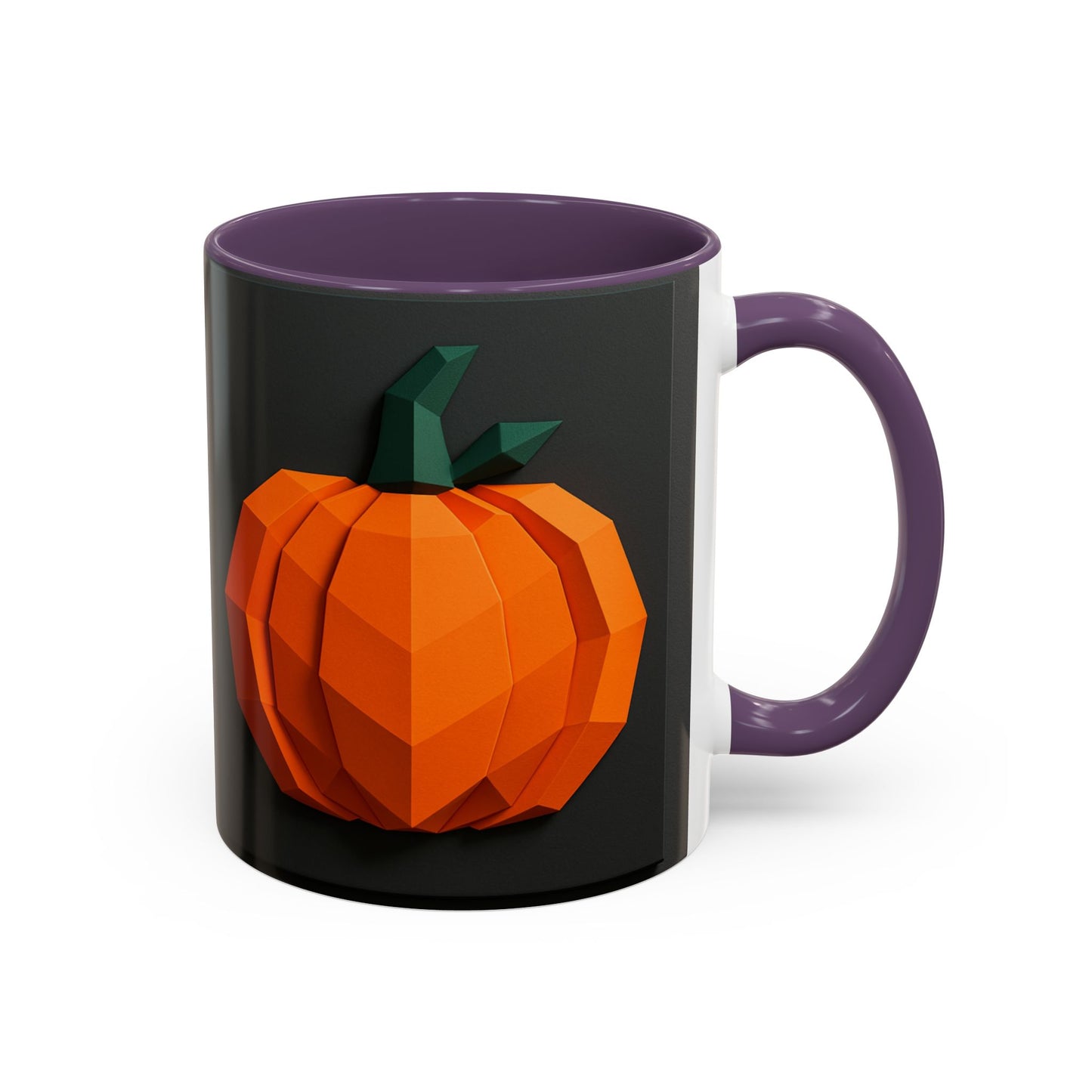 Accent Coffee Mug (11, 15oz) Pumpkins Halloween festival - Toddcraft