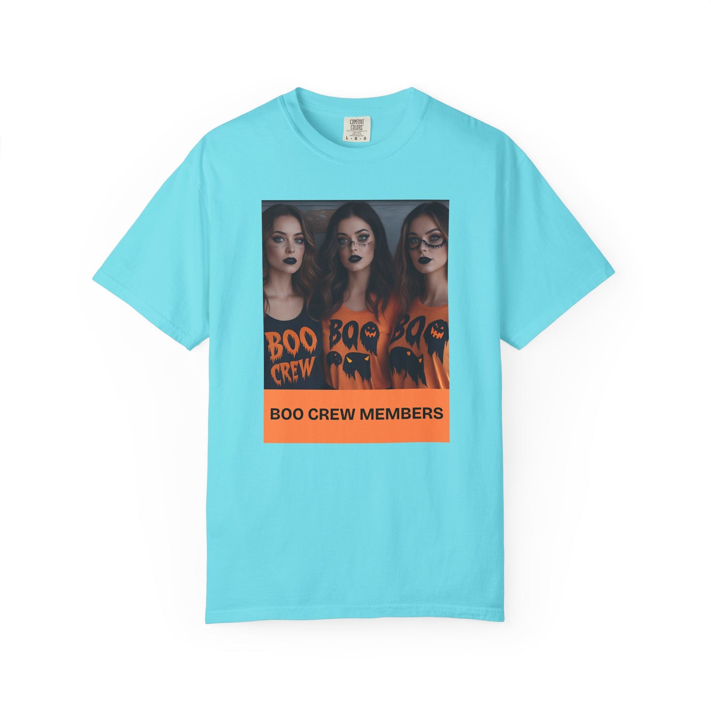 Boo Crew T-Shirt, Halloween Costume, Unisex Tee, Fall Fashion, Spooky Party Apparel, Gift for Halloween Lovers