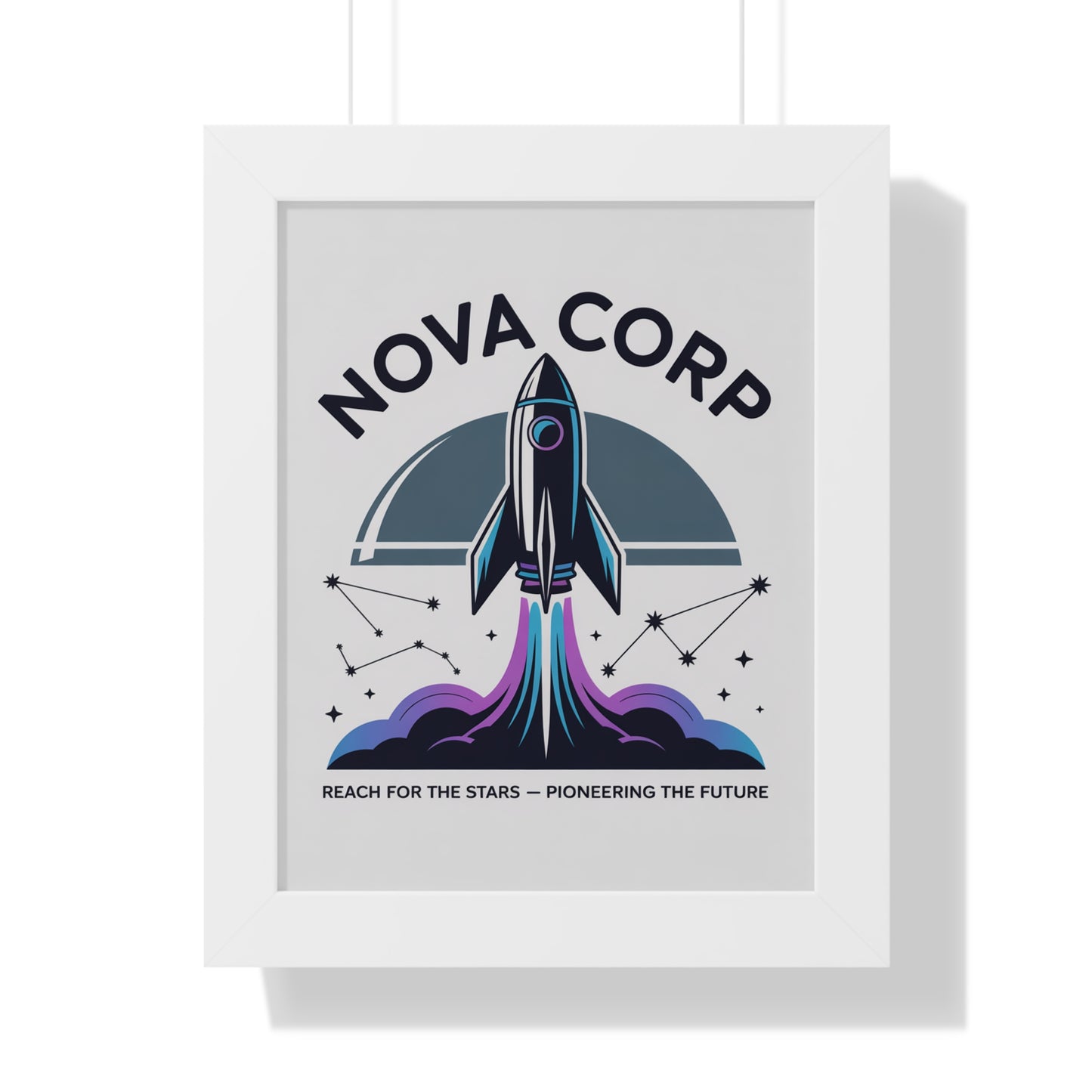 Retro Space Exploration Poster, Wall Art, Home Decor, Gift for Dreamers, Kids Room, Office Decor, Space Theme - Toddcraft