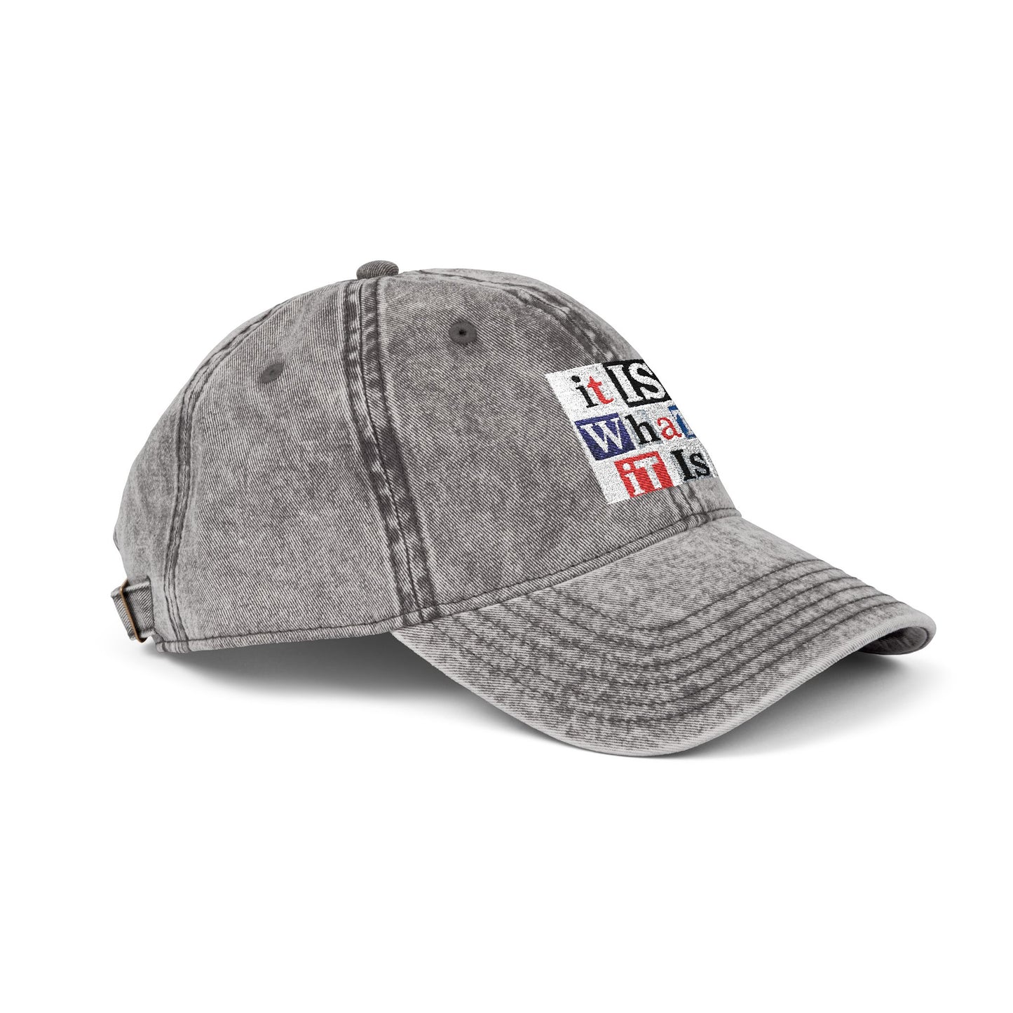 Vintage Embroidered Cap - Casual Style Hat