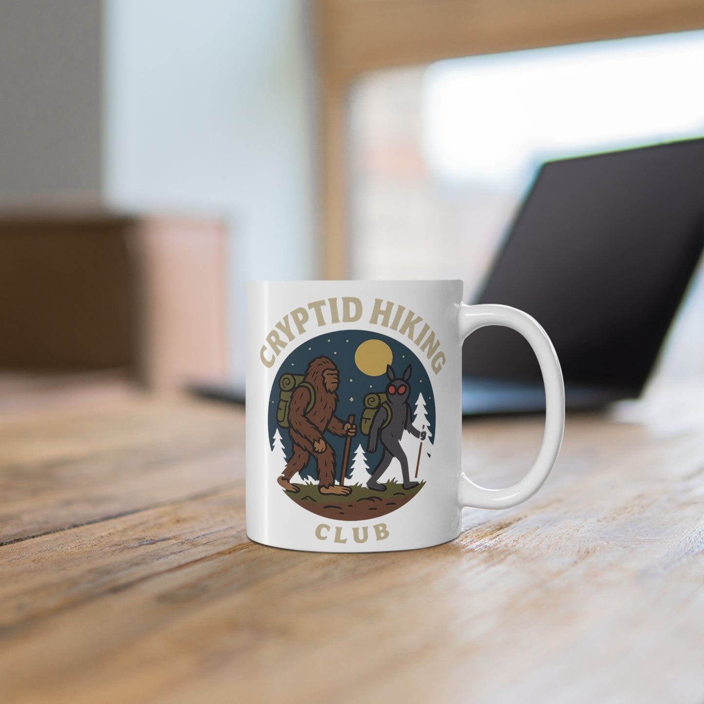 Cryptid Hiking Club Mug
