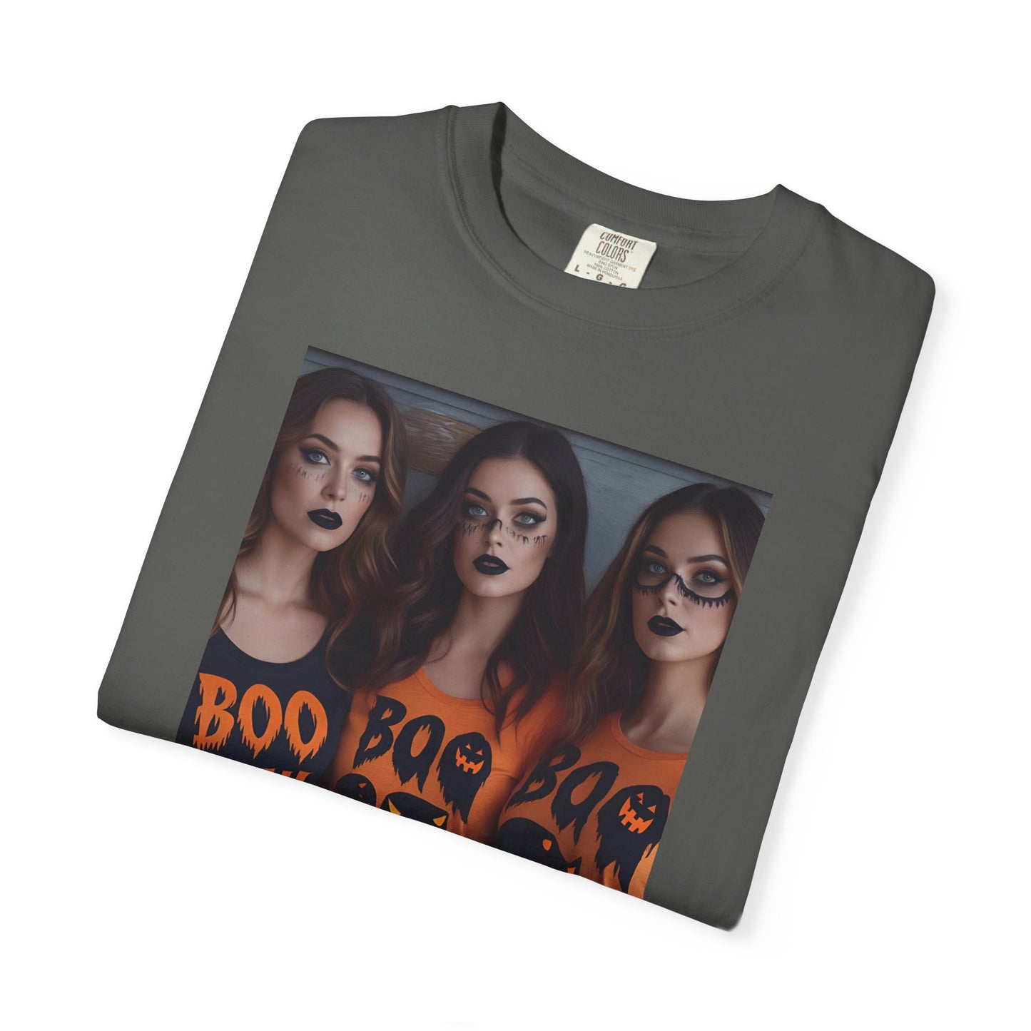 Boo Crew T-Shirt, Halloween Costume, Unisex Tee, Fall Fashion, Spooky Party Apparel, Gift for Halloween Lovers