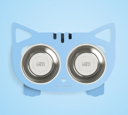Anti-falling Cat Dog Feeding Water Bowl - Stainless Steel