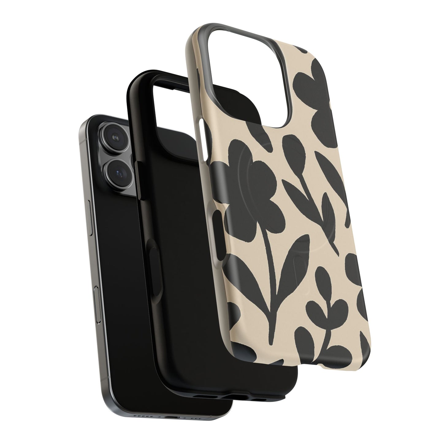 Floral Magnetic Phone Case - MagSafe Compatible Tough Case
