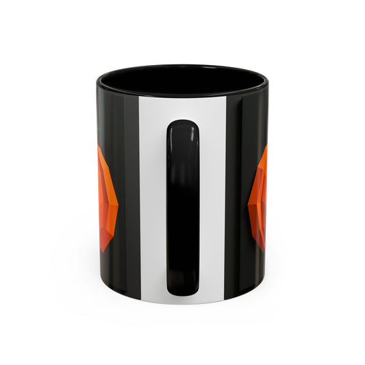 Accent Coffee Mug (11, 15oz) Pumpkins Halloween festival - Toddcraft