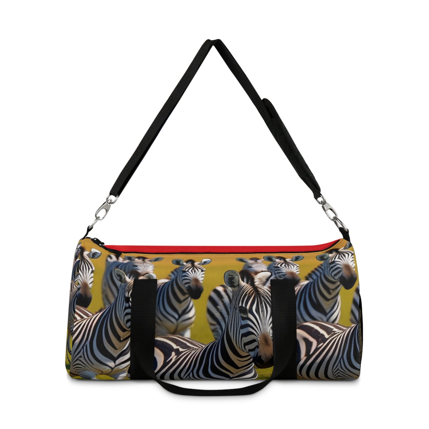 Zebra Print Duffel Bag | Travel Tote for Gym, Weekend Getaways, or Sports Events