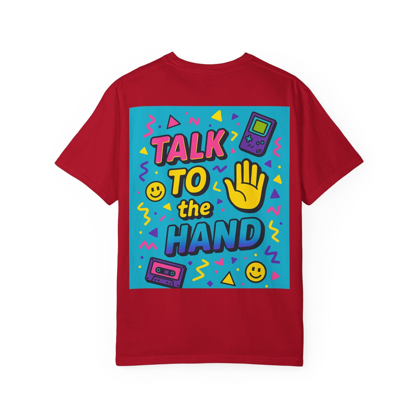 Retro Graphic T-Shirt, Fun 90s Nostalgia Tee, Unisex Casual Wear, Gift for Friends, Vibrant Streetwear, Summer Party Outfit