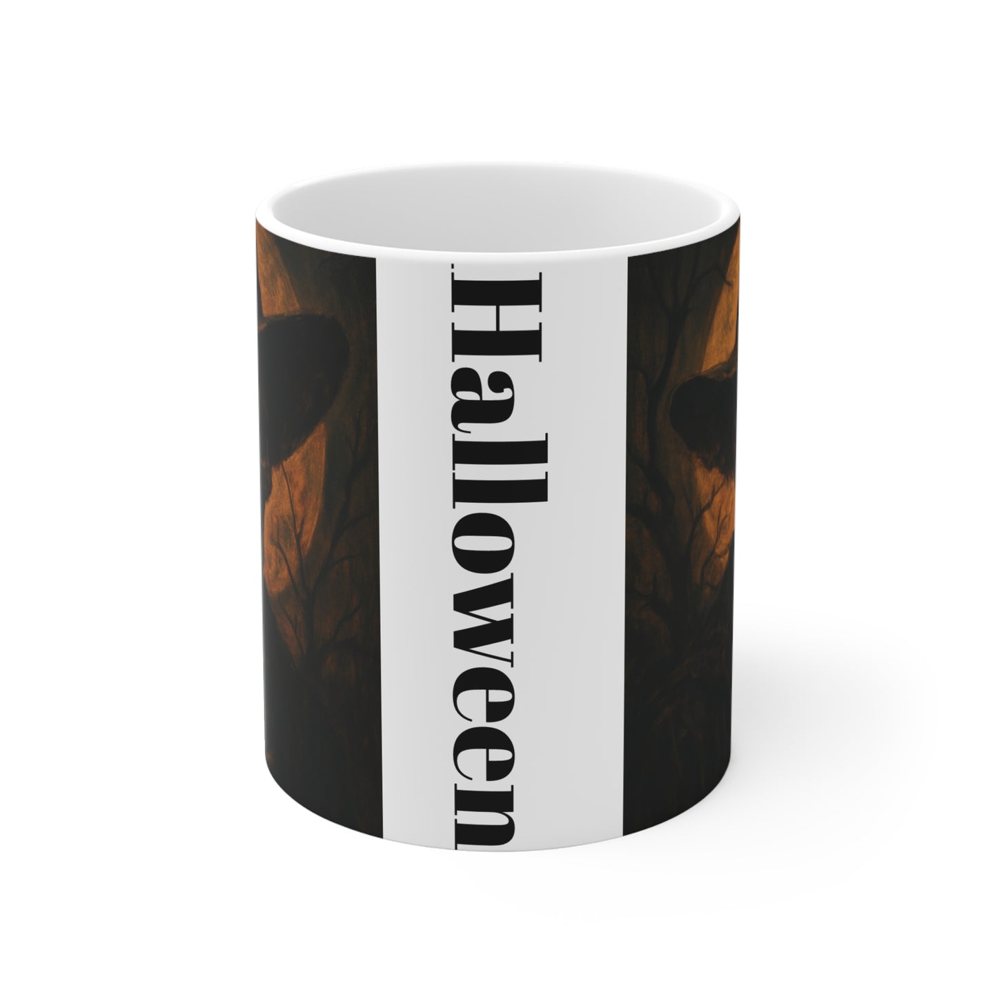 Halloween Skeleton Mug | Spooky Coffee Cup | 11oz Halloween Drinkware | Gothic Home Decor | Perfect for Trick or Treat