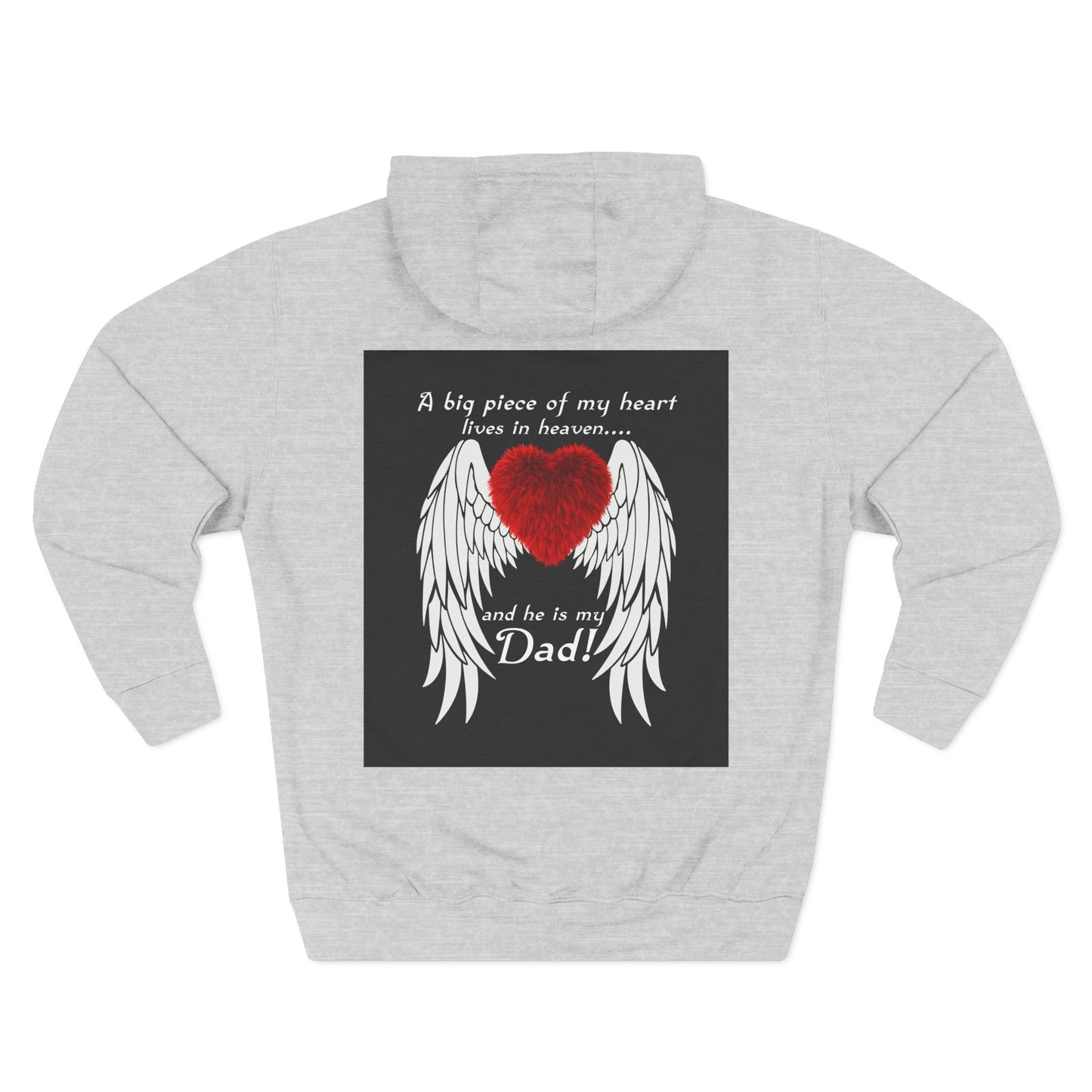 Heartfelt Dad Memorial Hoodie, Comfort Wear, Grief Support, Dad Tribute, Gift for Father's Day, Sympathy Gift