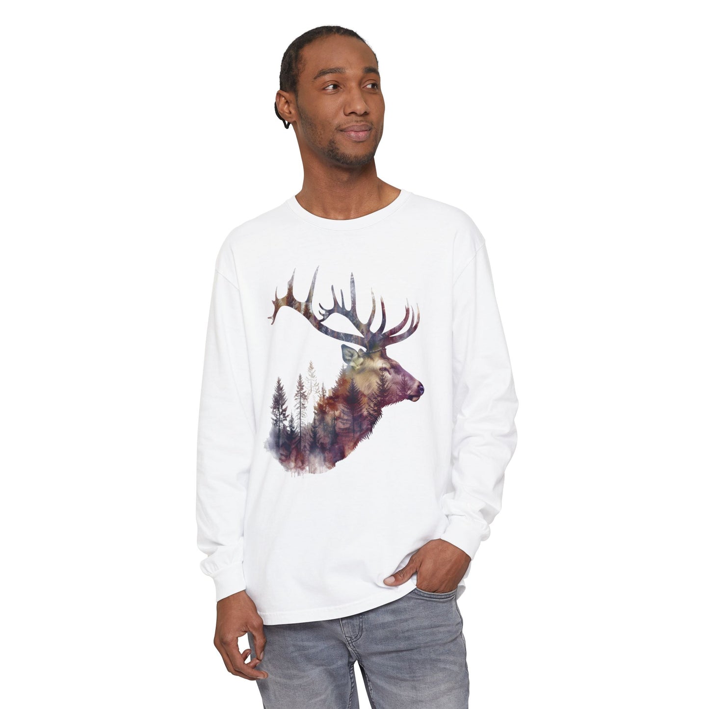 Unisex Garment-dyed Long Sleeve T-Shirt