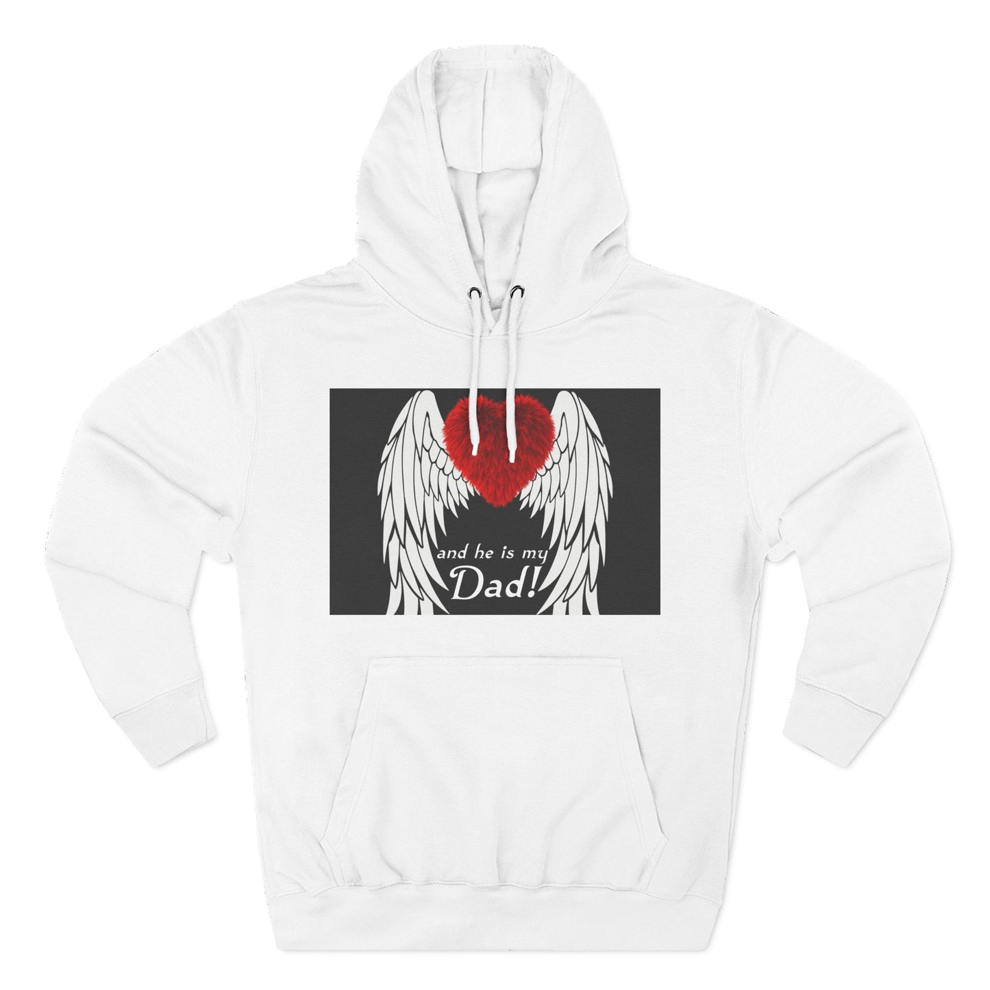 Heartfelt Dad Memorial Hoodie, Comfort Wear, Grief Support, Dad Tribute, Gift for Father's Day, Sympathy Gift