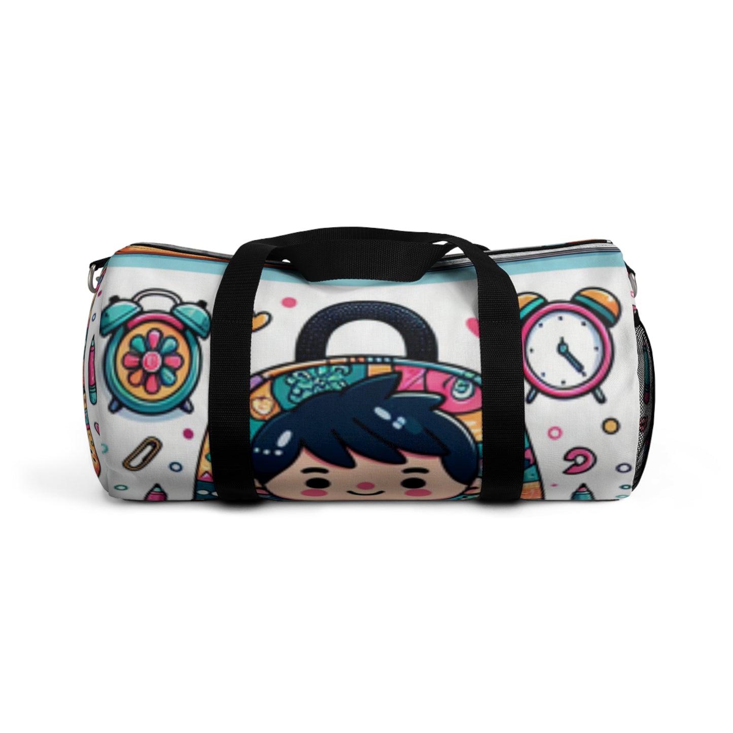 Cute Cartoon Duffel Bag, Gym Tote, Travel Luggage, Sports Bag, Weekender Bag, Fun Design