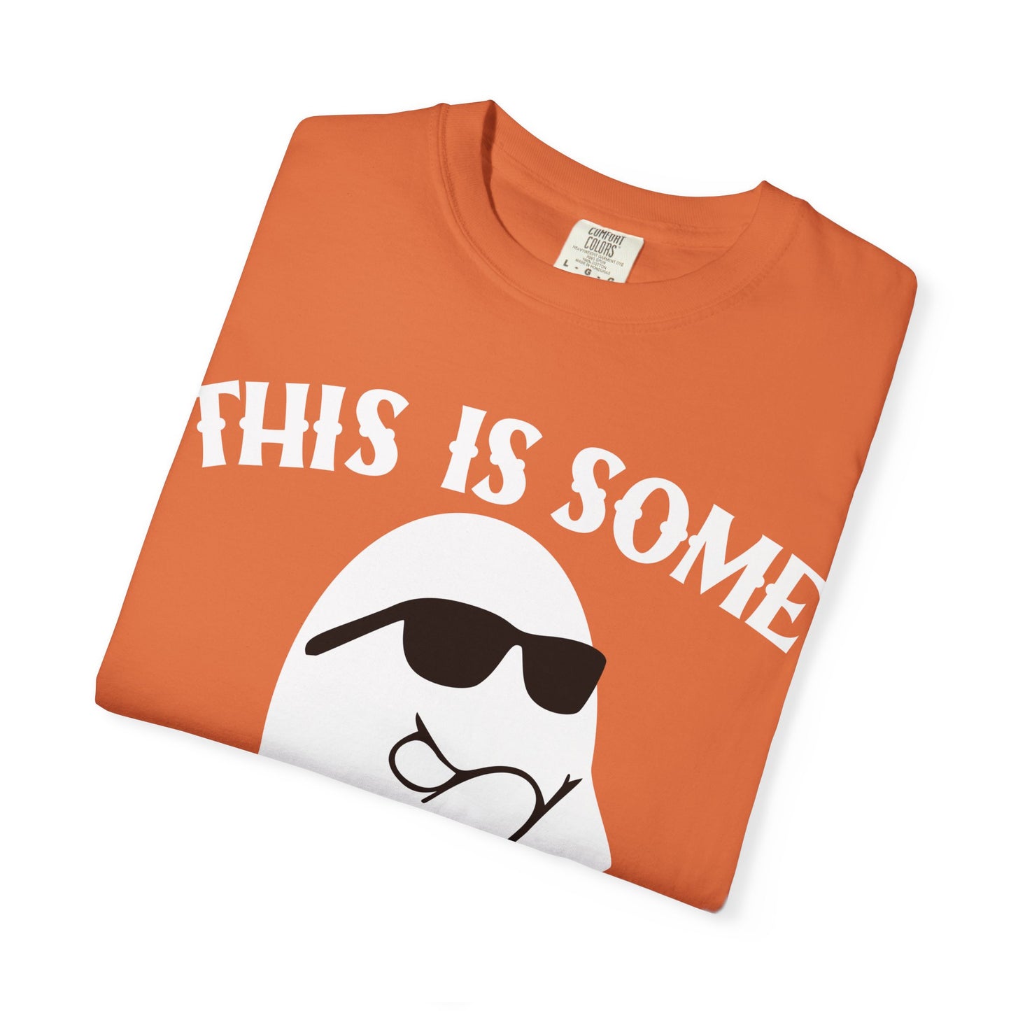 Funny Halloween Ghost T-Shirt, Unisex Tee, Spooky Humor Shirt, Gift for Halloween, Fun Cotton Top