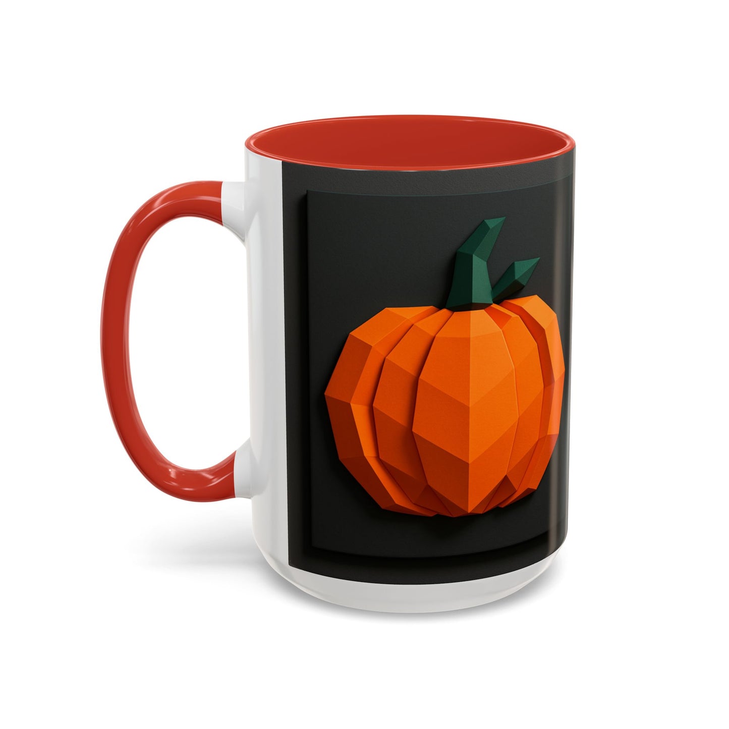 Accent Coffee Mug (11, 15oz) Pumpkins Halloween festival - Toddcraft