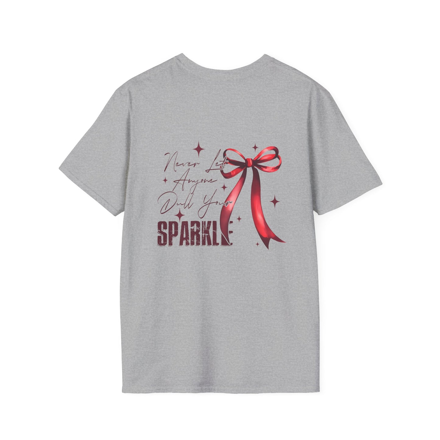 Floral & Sparkle Unisex Softstyle T-Shirt - Perfect for Gifts, Birthdays, Mother's Day, Casual Wear, and Celebrations