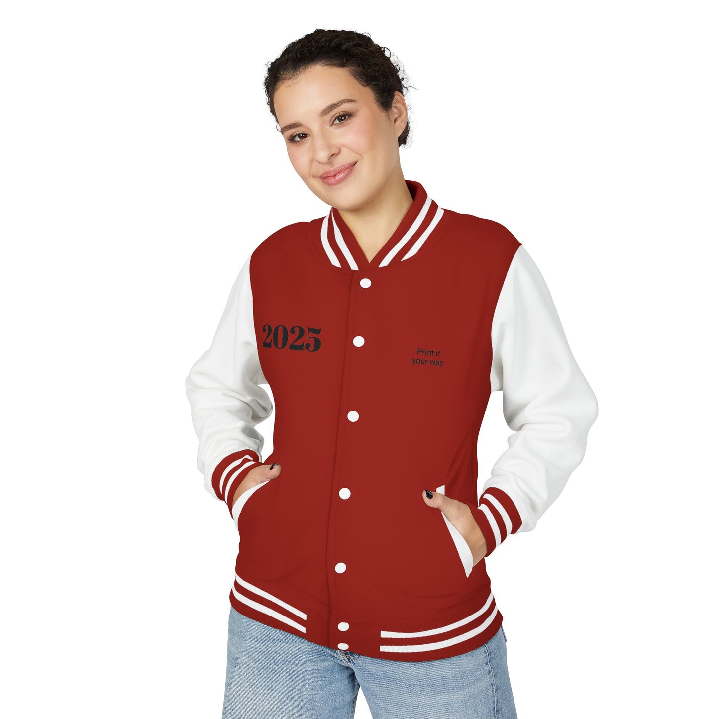 2025 Class Of Unisex Heavyweight Letterman Jacket, Graduation Gift, School Spirit Wear, Personalized Varsity Jacket, Cozy Trendy Outerwear - Toddcraft
