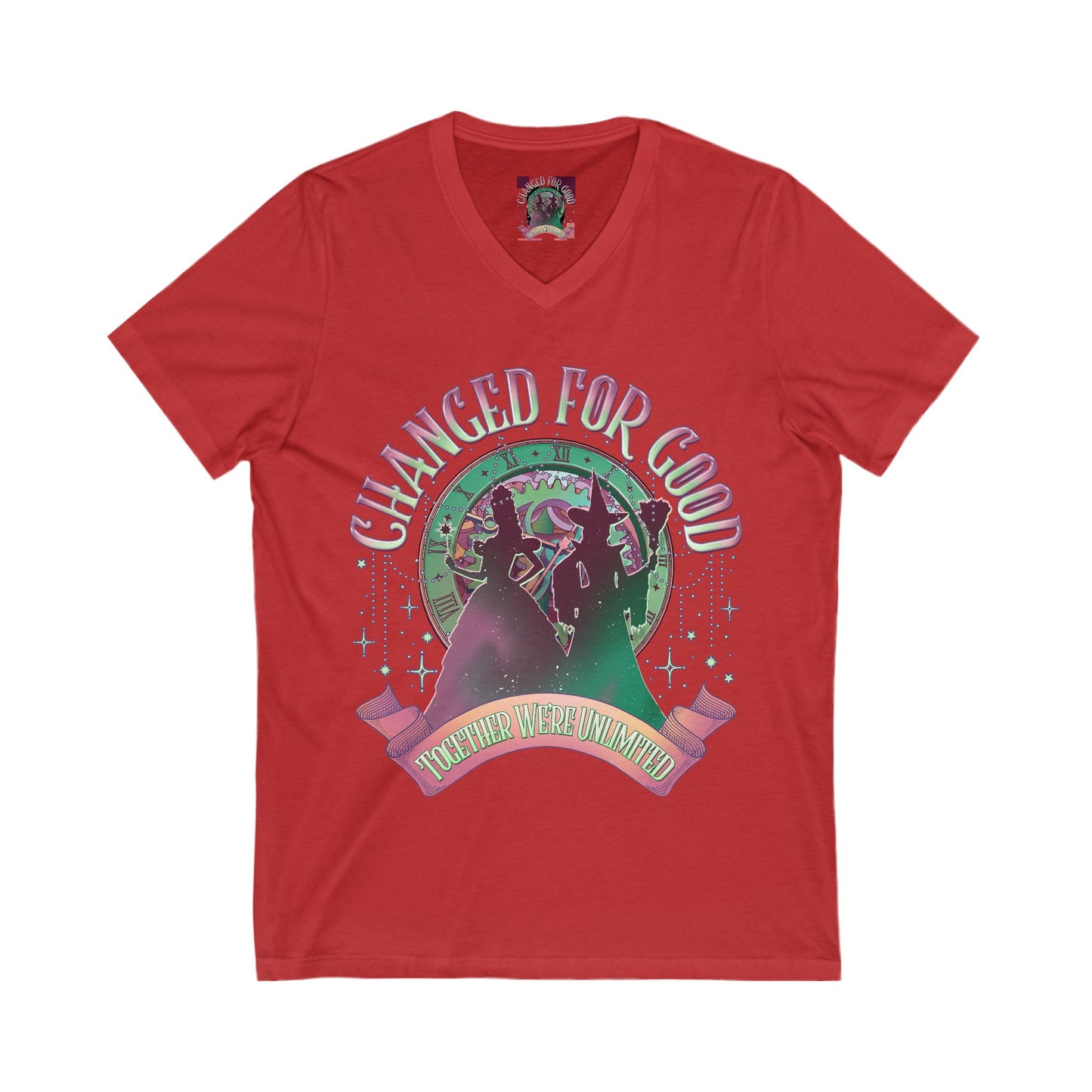 Empowering Change V-Neck Tee, Feminist T-Shirt, Positive Vibes Shirt, Inspirational Gift, Casual Wear, Confidence Boost
