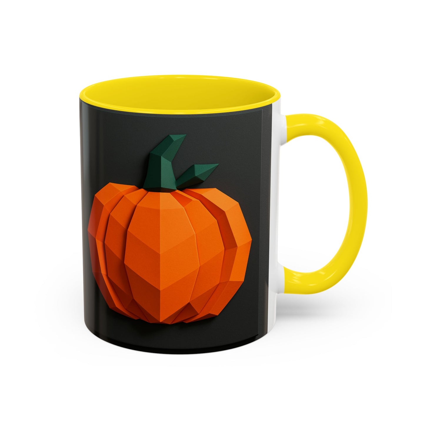 Accent Coffee Mug (11, 15oz) Pumpkins Halloween festival - Toddcraft