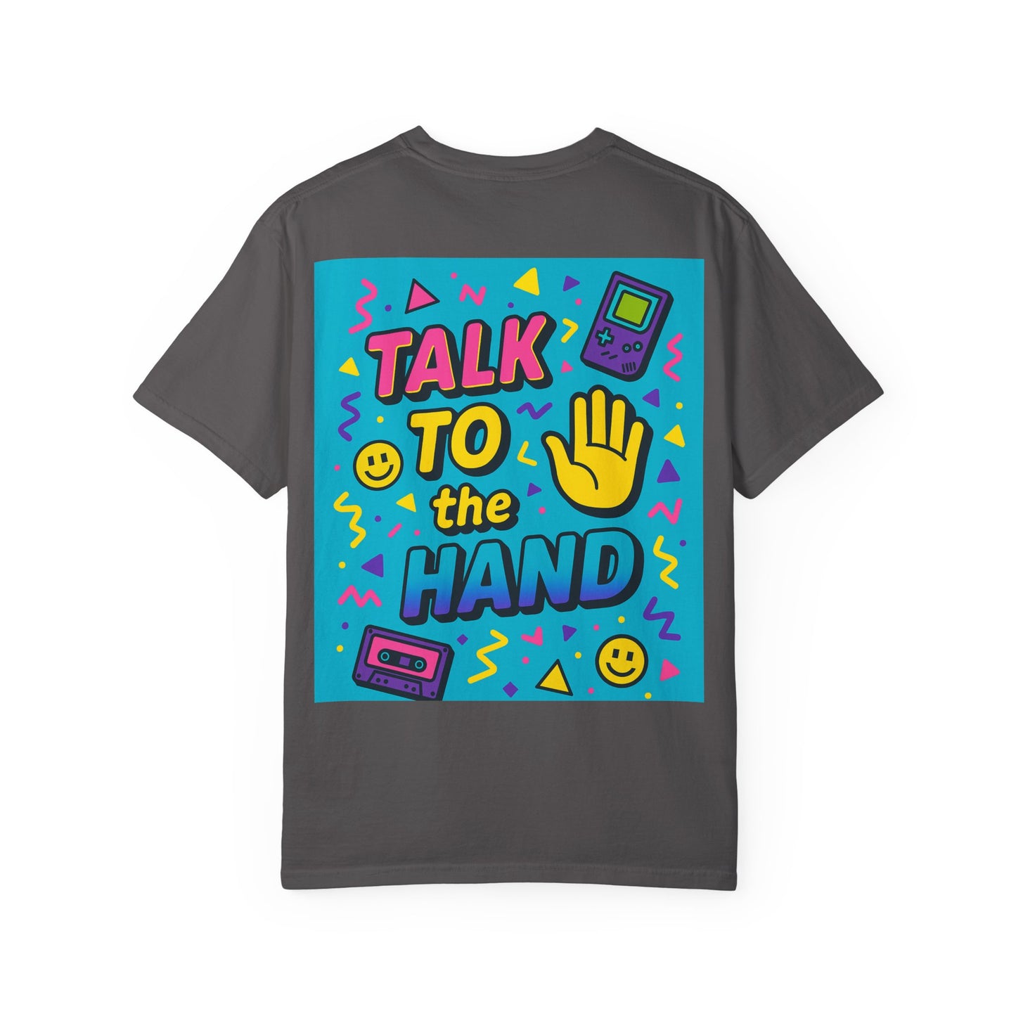 Retro Graphic T-Shirt, Fun 90s Nostalgia Tee, Unisex Casual Wear, Gift for Friends, Vibrant Streetwear, Summer Party Outfit