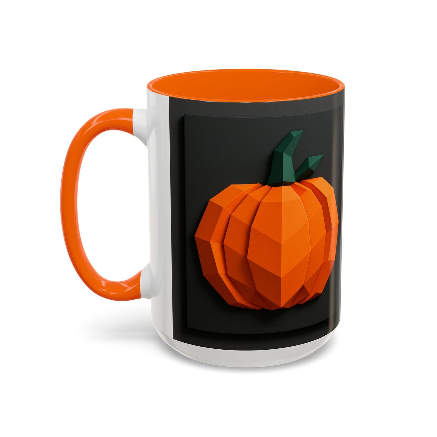 Accent Coffee Mug (11, 15oz) Pumpkins Halloween festival - Toddcraft