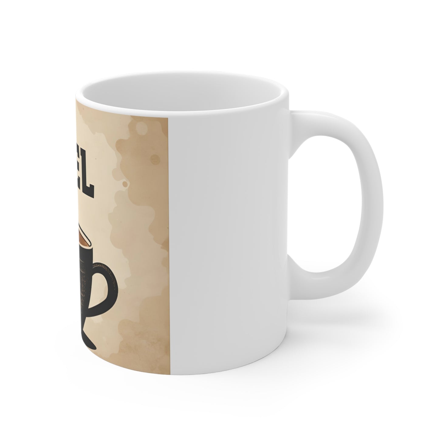 Fuel Coffee Mug 11oz, Morning Coffee Cup, Funny Office Mug, Coffee Lover Gift, Unique Kitchen Decor - Toddcraft