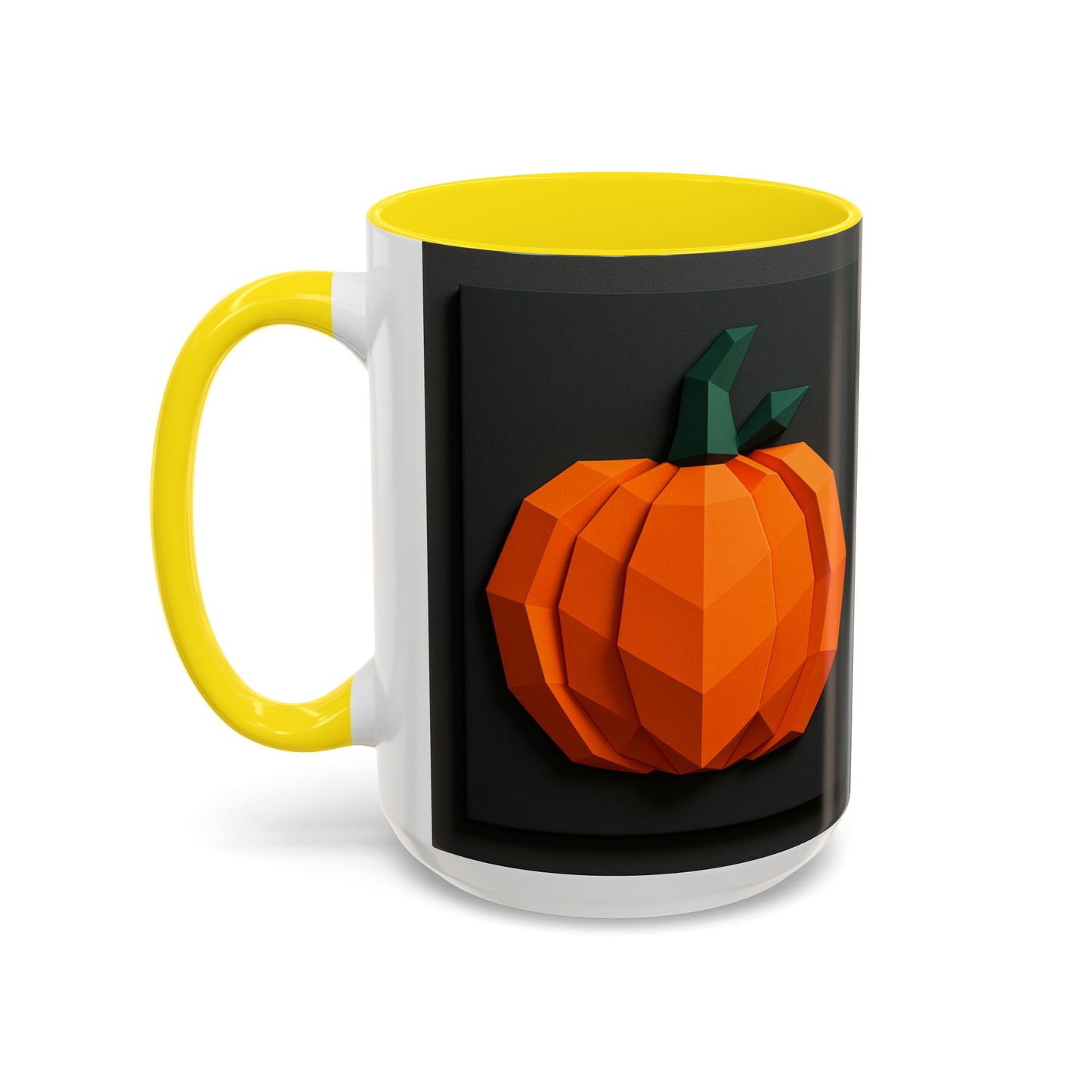 Accent Coffee Mug (11, 15oz) Pumpkins Halloween festival - Toddcraft