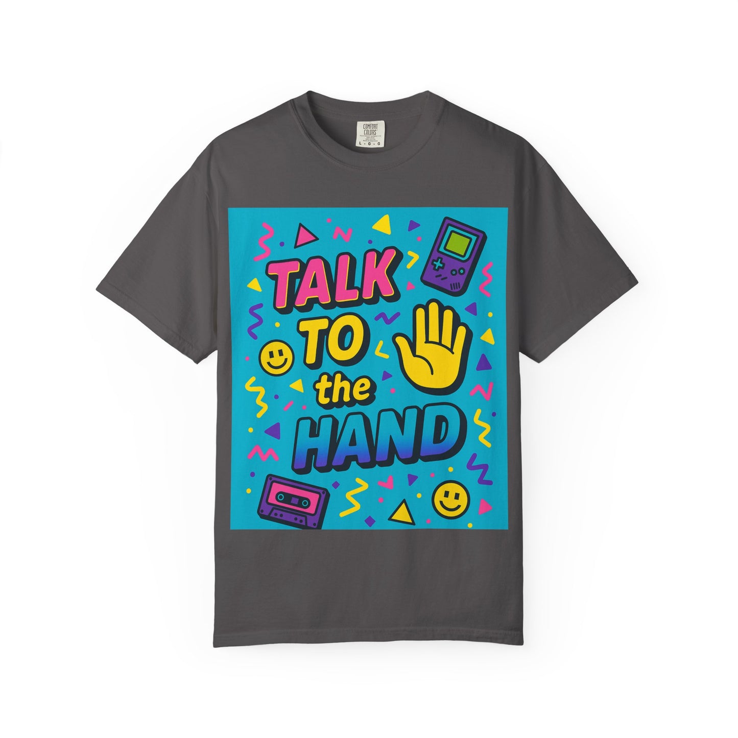 Retro Graphic T-Shirt, Fun 90s Nostalgia Tee, Unisex Casual Wear, Gift for Friends, Vibrant Streetwear, Summer Party Outfit