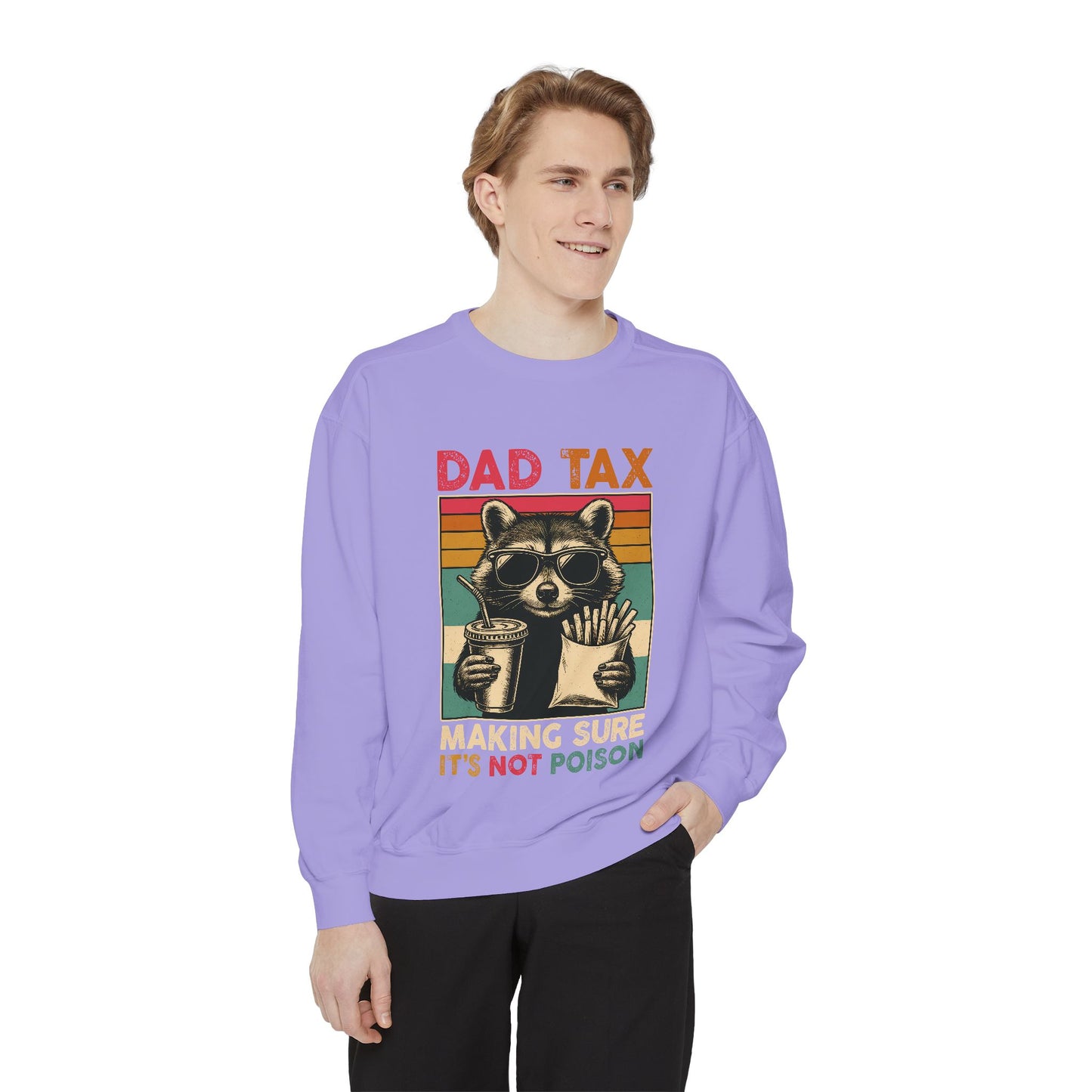 Vintage Dad Tax Sweatshirt - Unisex Cozy Pullover, Perfect for Father's Day, Casual Wear, Gift for Dads, Fun Family Moments, Unique Style