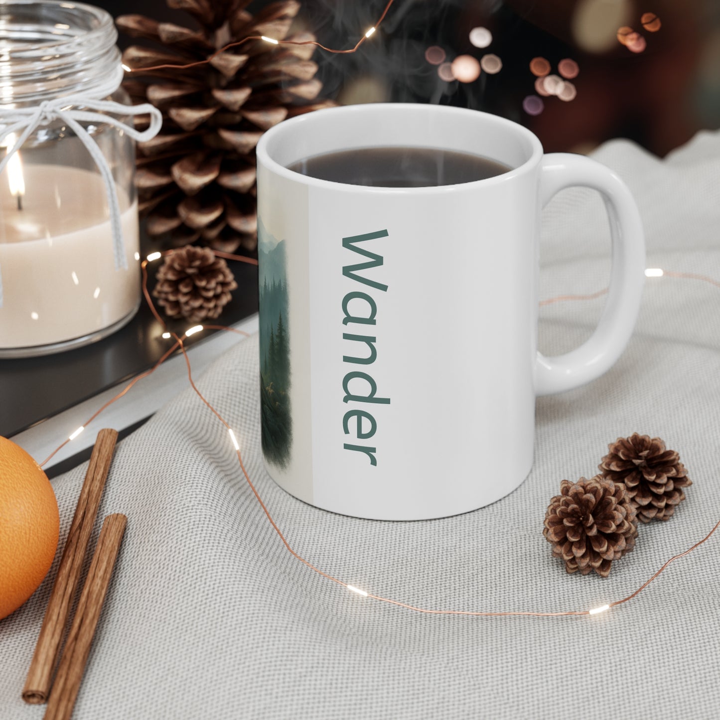 Wanderlust Coffee Mug, Adventure Mug, Nature Lover Gift, Hiking Mug, Travel Enthusiast Cup - Toddcraft
