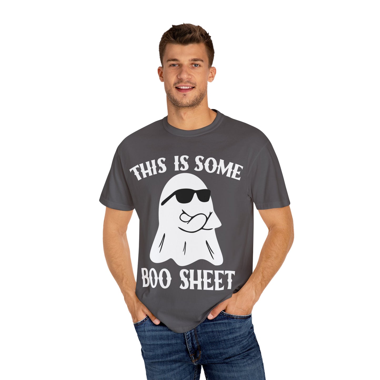 Funny Halloween Ghost T-Shirt, Unisex Tee, Spooky Humor Shirt, Gift for Halloween, Fun Cotton Top