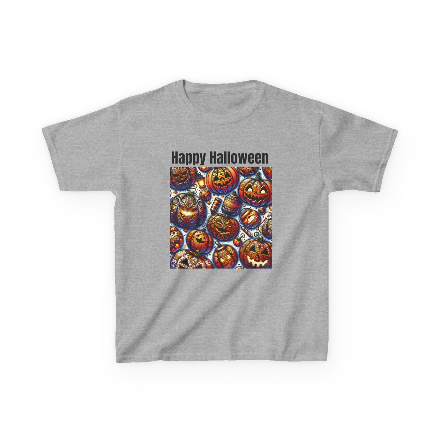 Kids Halloween Cotton Tee, Cute Spooky Shirt for Children, Fall Festive Wear, Trick or Treat Top, Halloween Costume T-Shirt