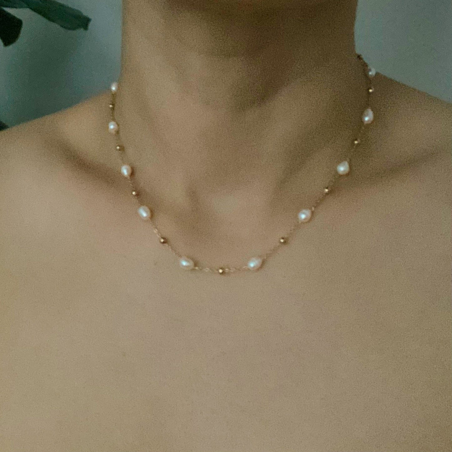 Ashley Freshwater Pearl Necklace – Elegant Real Pearl Jewelry for Women, Brides & Gifts