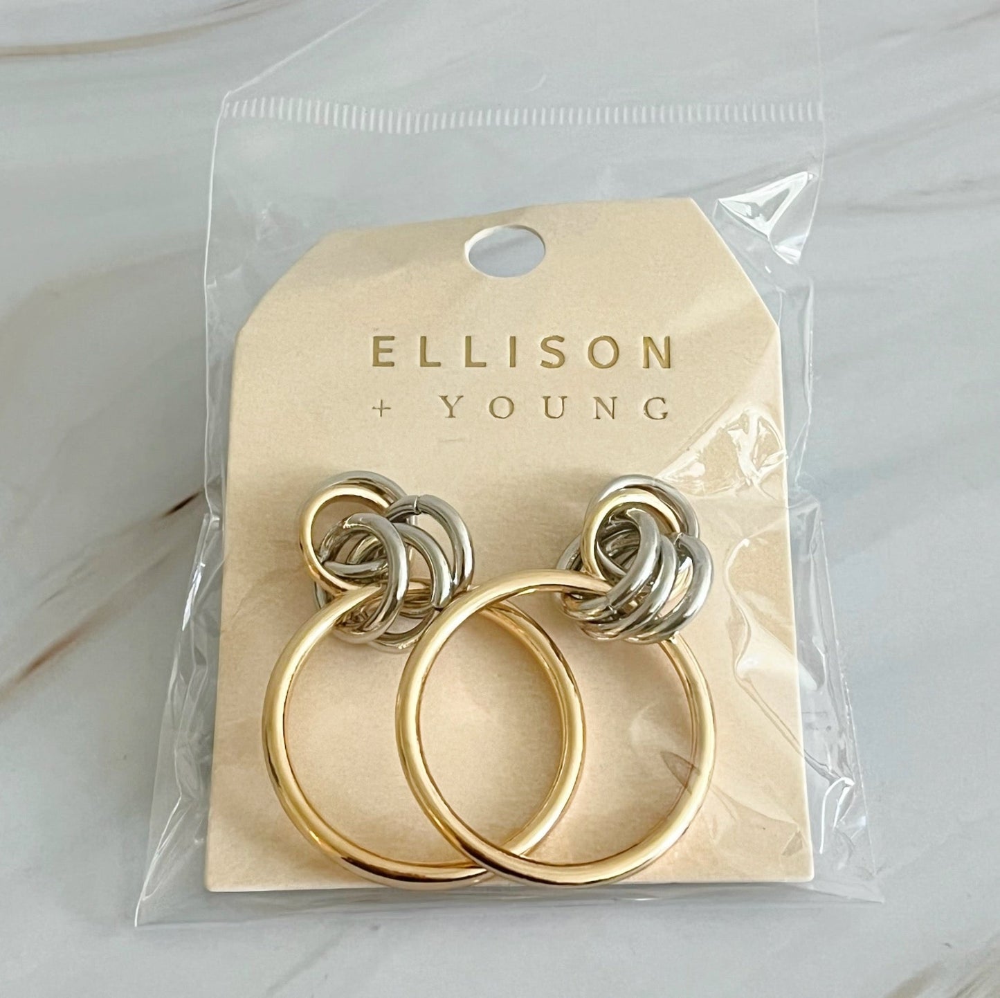 Knock On The Beauty Hoop Earrings – Stylish Gold Statement Hoops for Women & Girls
