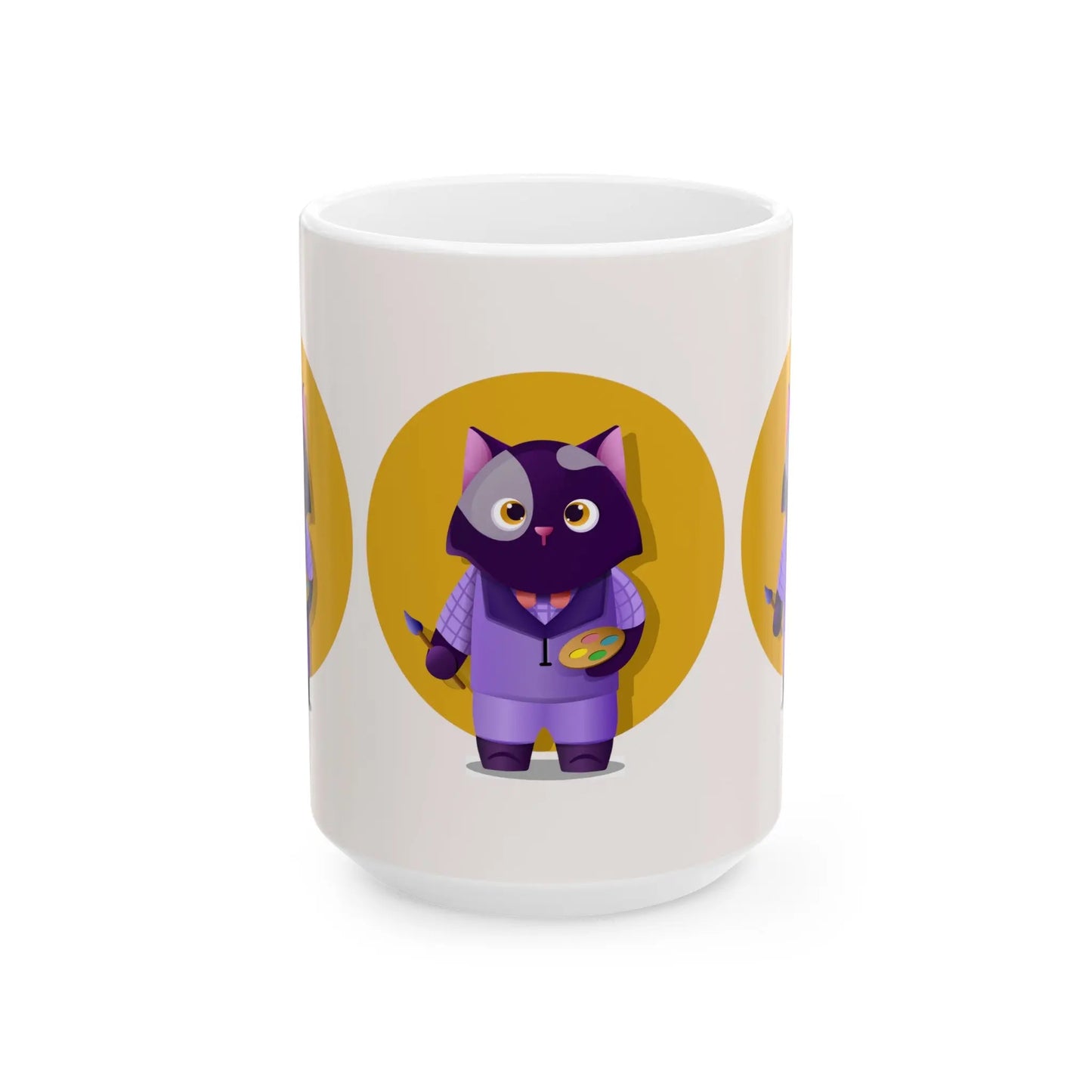 Painter Cat Mug Toddcraft