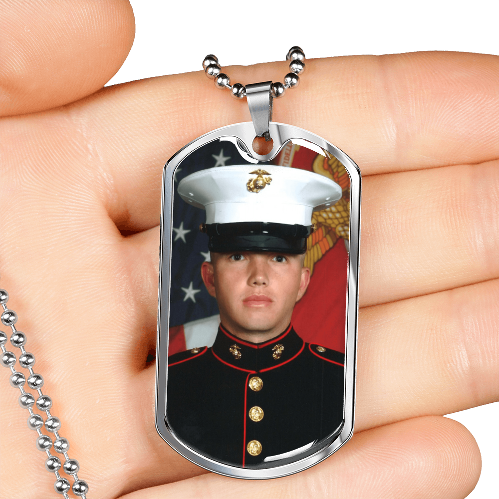 Military Hero's Keepsake Necklace - Forever in the Fight