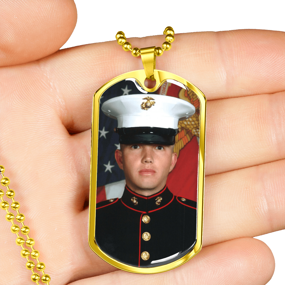 Military Hero's Keepsake Necklace - Forever in the Fight