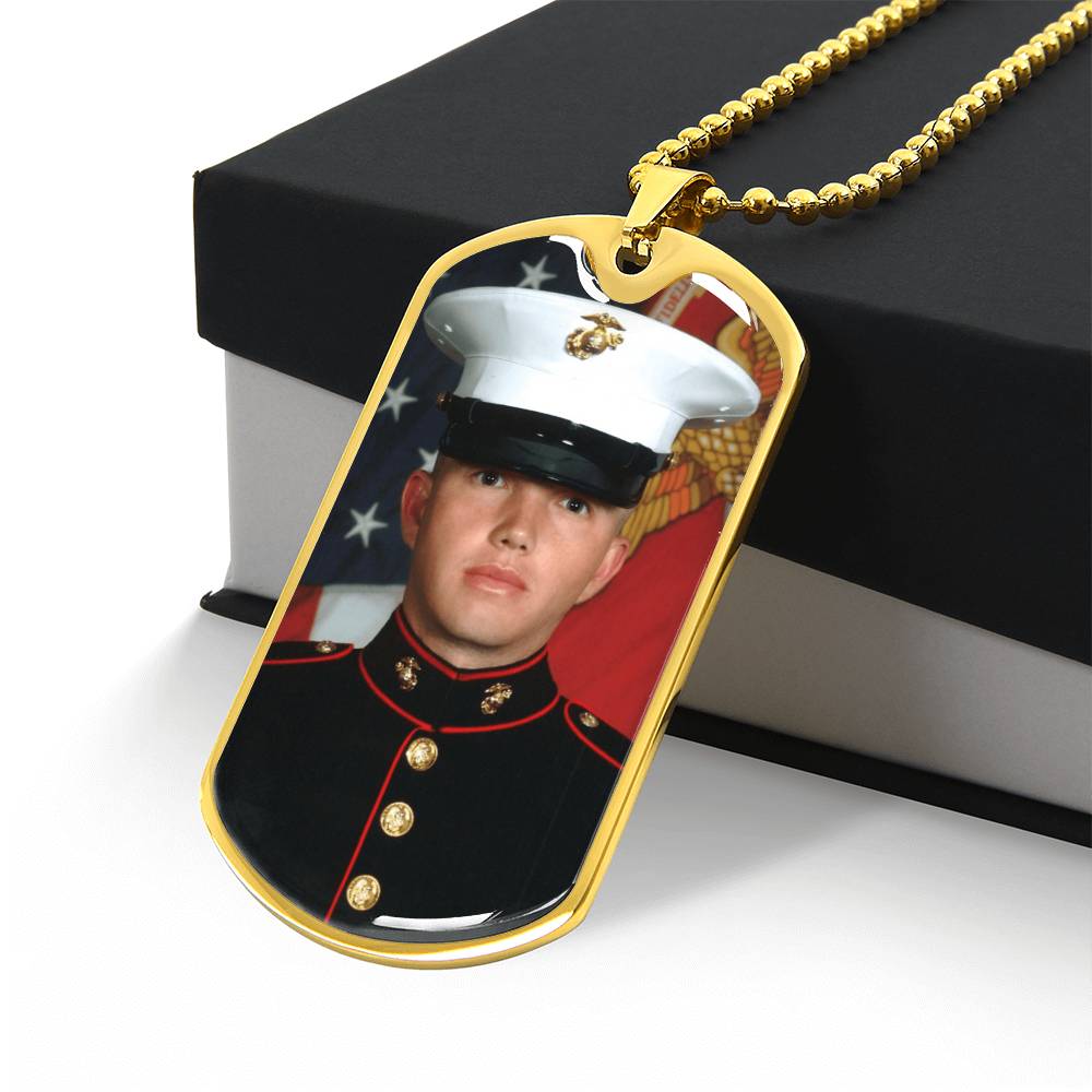 Military Hero's Keepsake Necklace - Forever in the Fight
