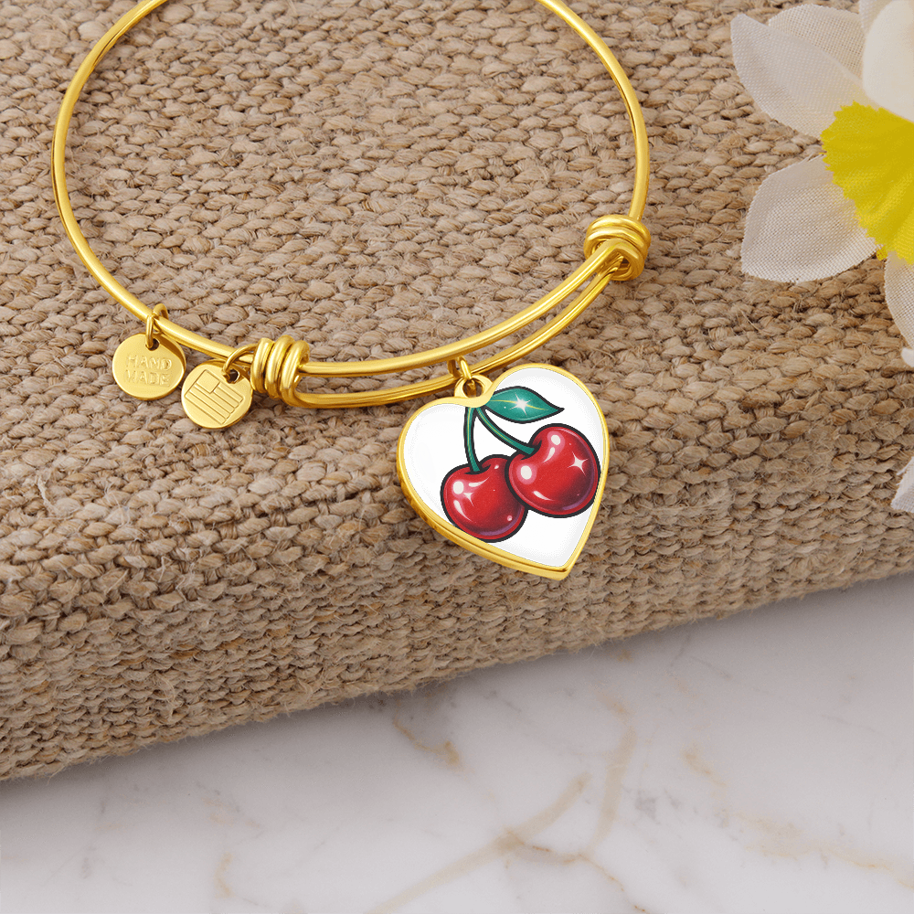 Cherry Kisses & Golden Promises, The Twin Flame Bangle, Forever Ripe with Love