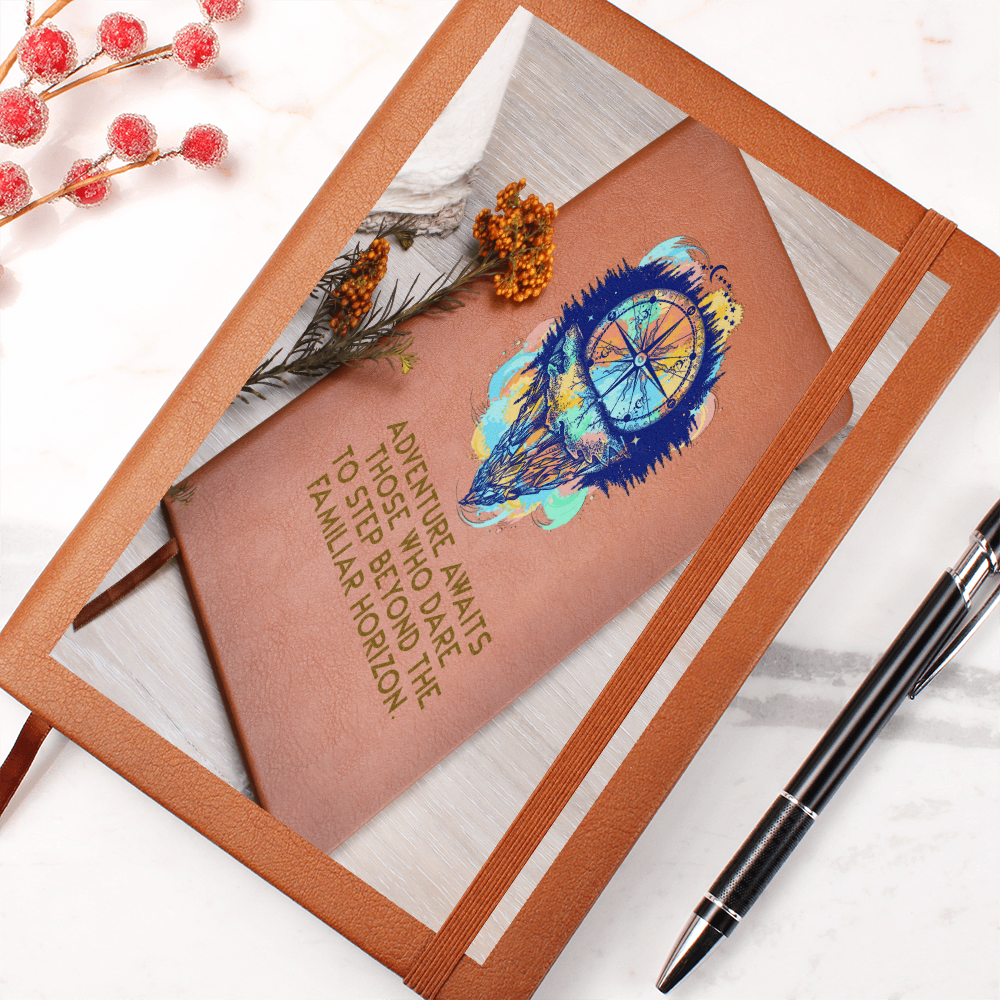 Vegan Leather Graphic Journal - Toddcraft
