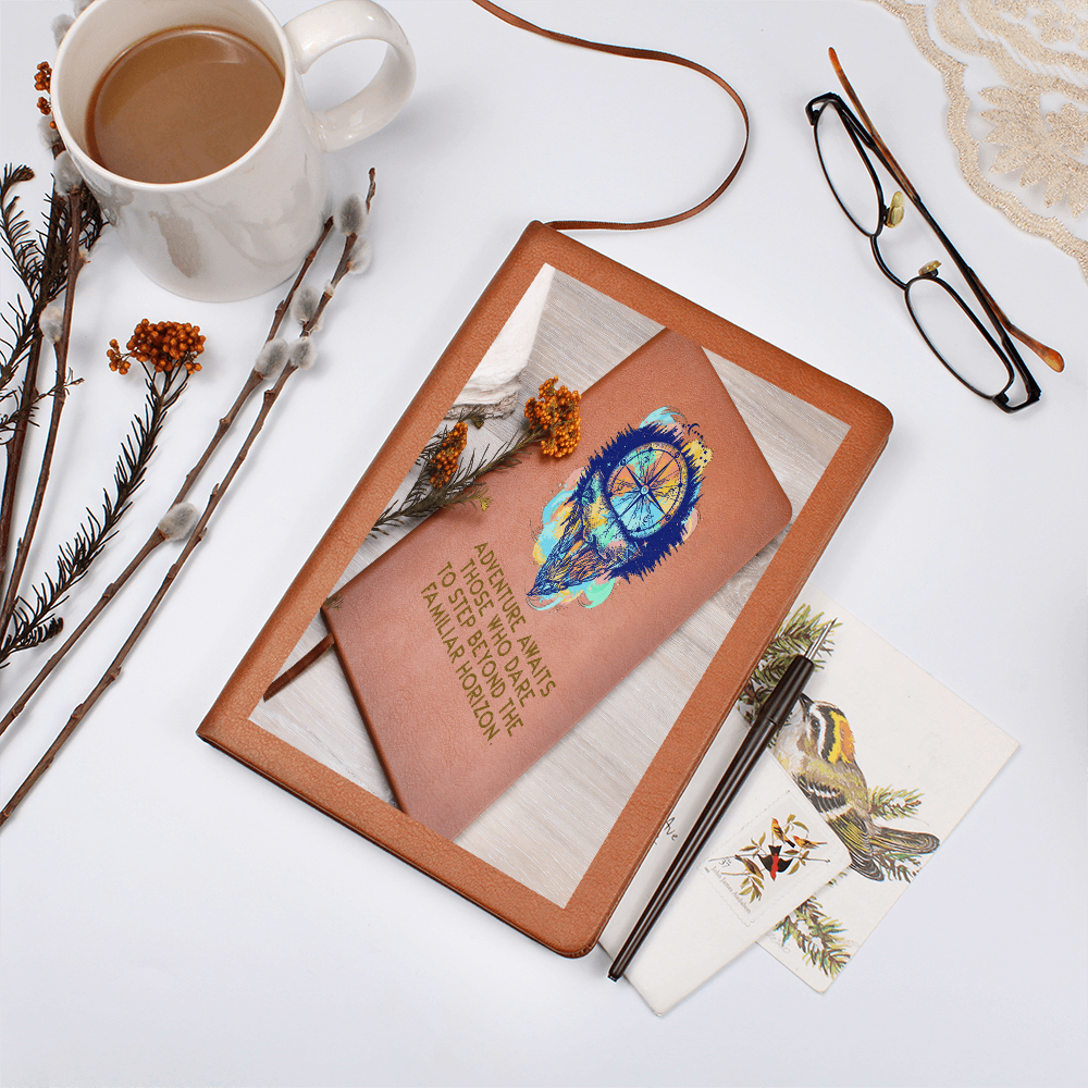 Vegan Leather Graphic Journal - Toddcraft