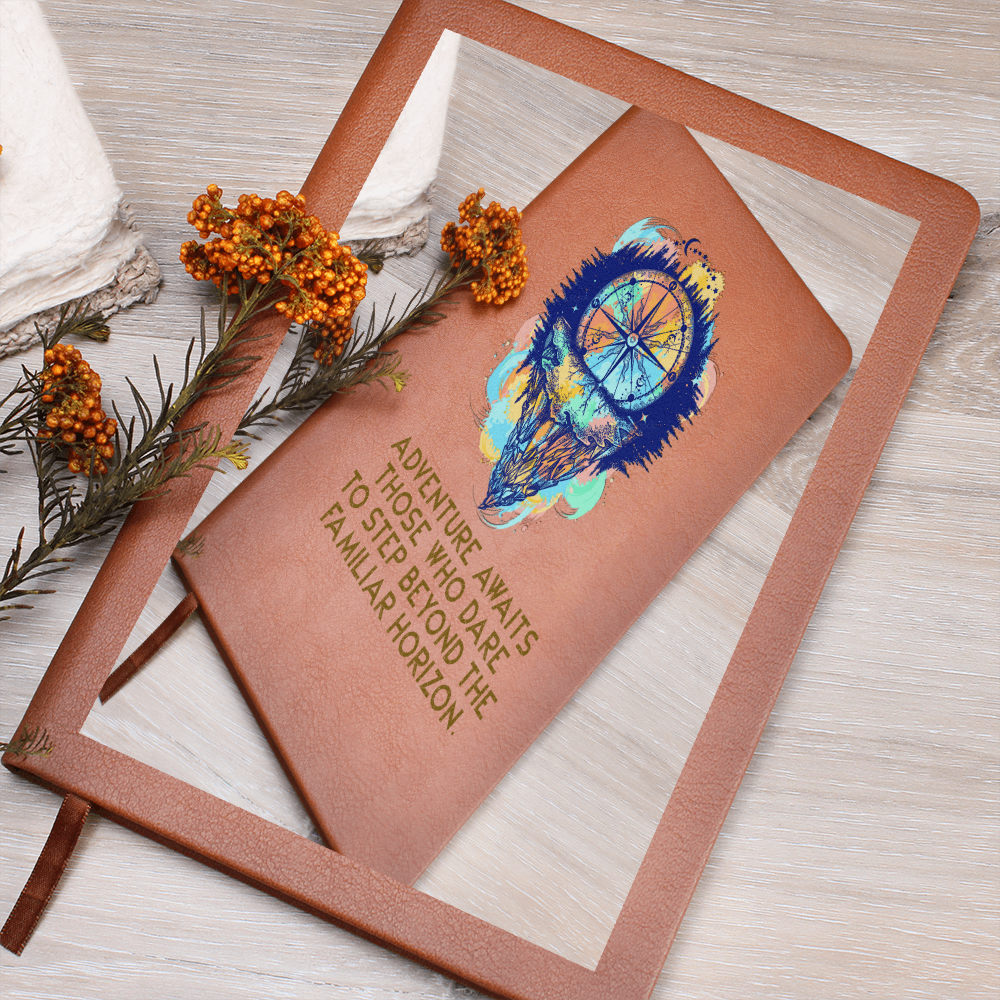 Vegan Leather Graphic Journal - Toddcraft