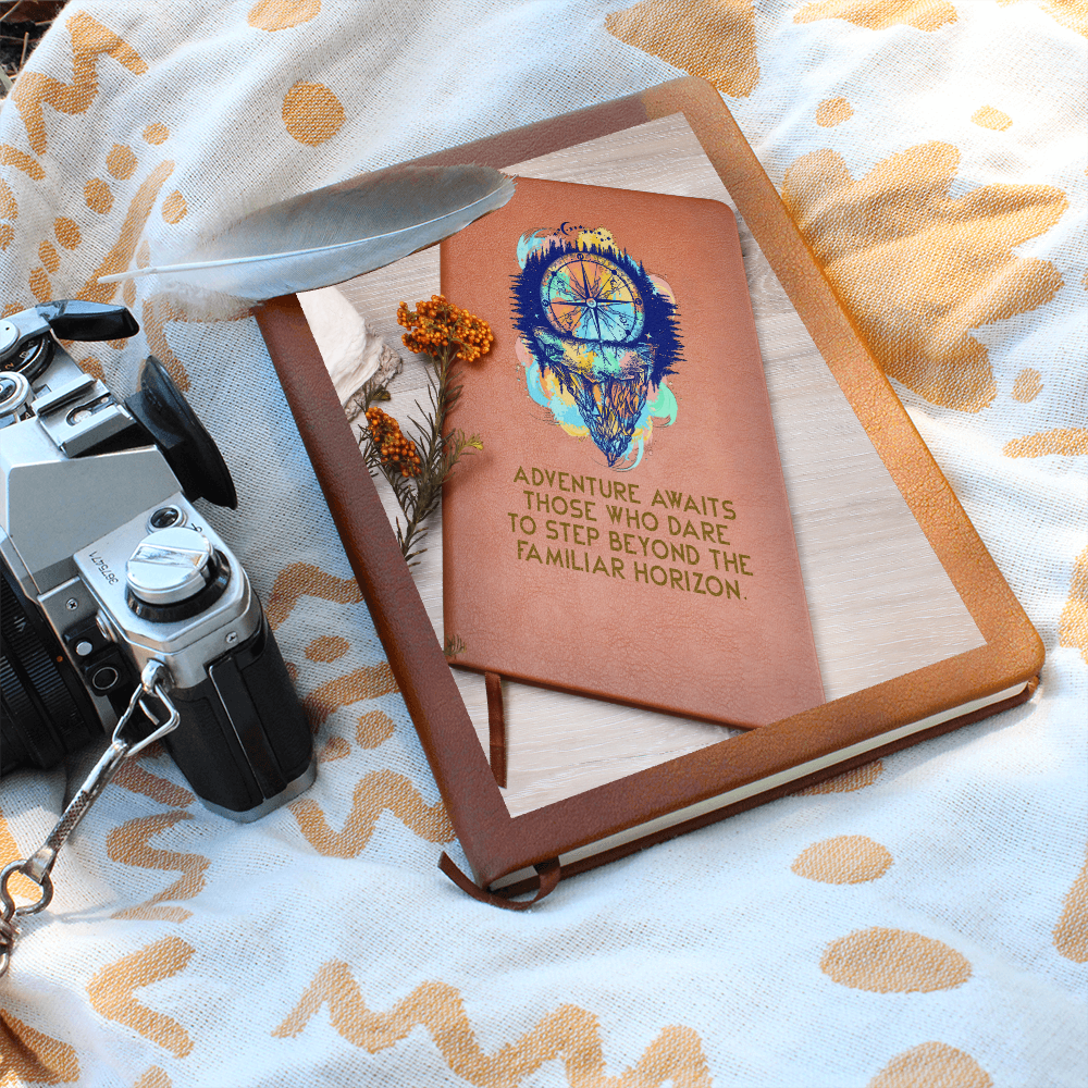 Vegan Leather Graphic Journal - Toddcraft