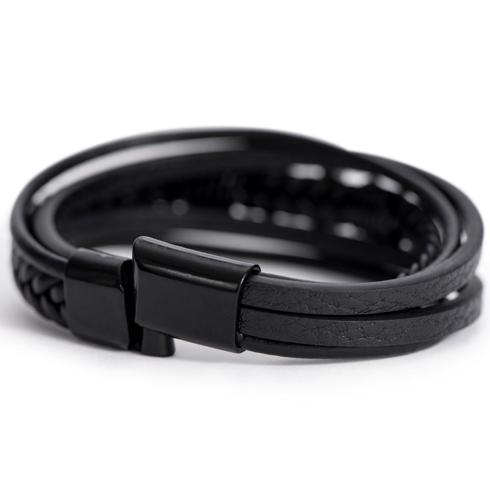 Your Personal Men's Cross Bracelet To keep you calm and Serene during life's greatest challenges and to remember your higher power