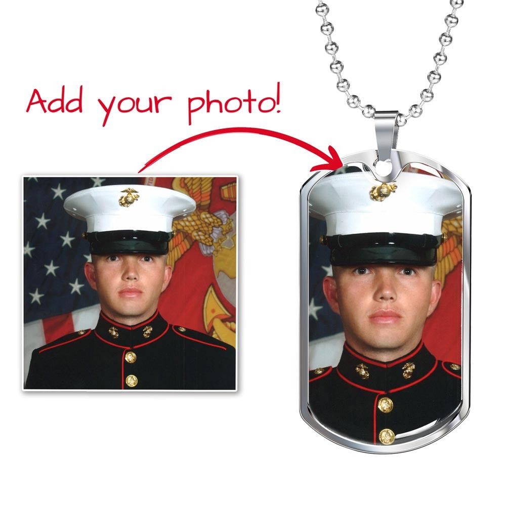 Military Hero's Keepsake Necklace - Forever in the Fight