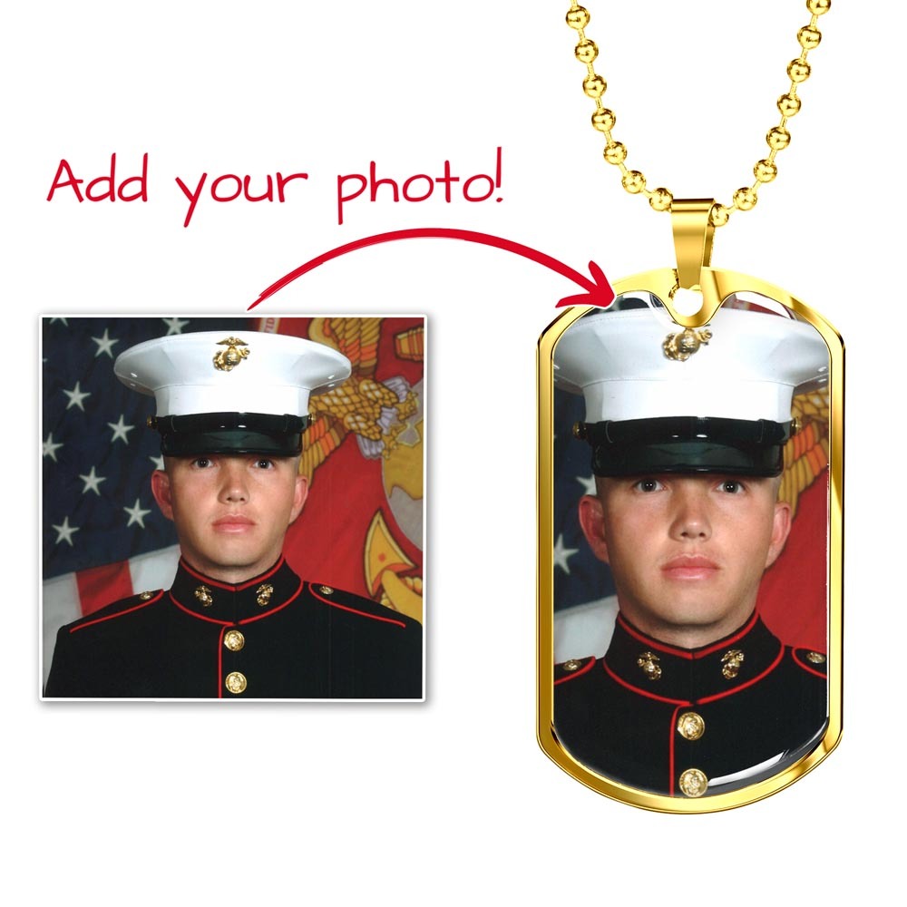 Military Hero's Keepsake Necklace - Forever in the Fight