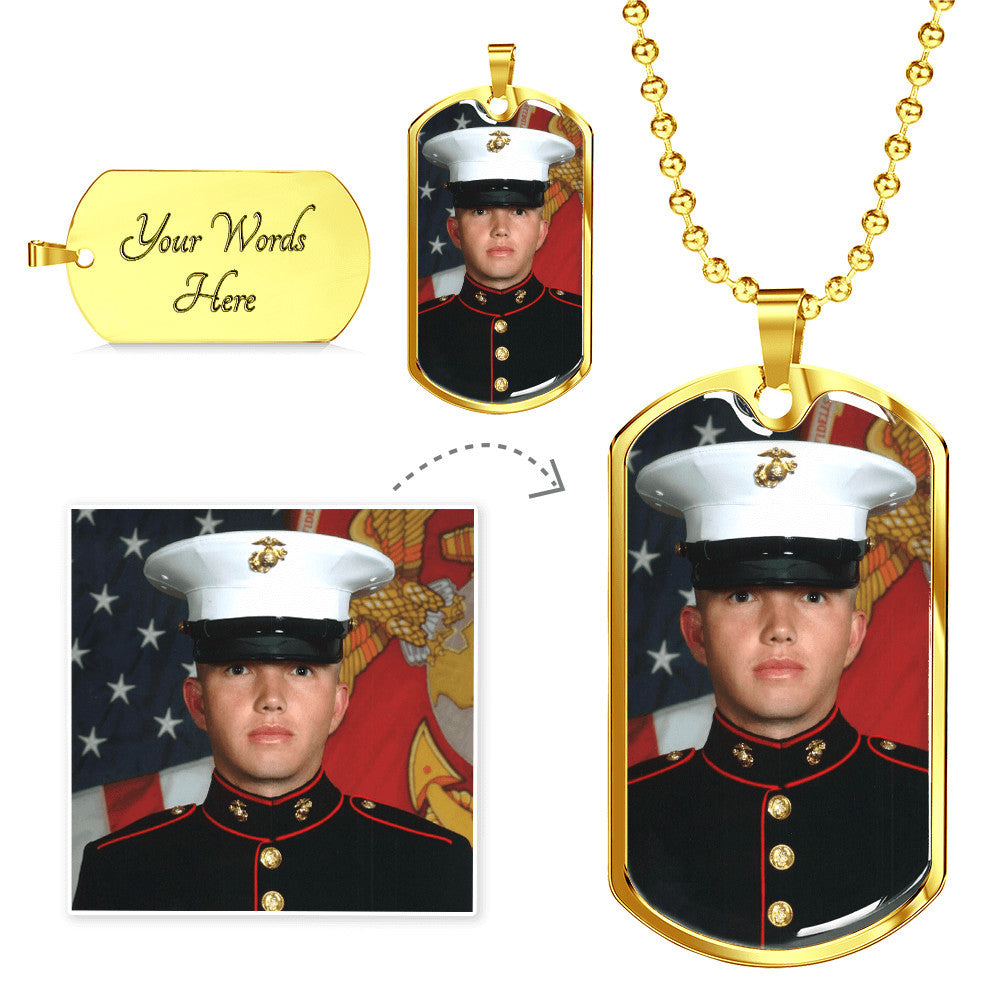 Military Hero's Keepsake Necklace - Forever in the Fight