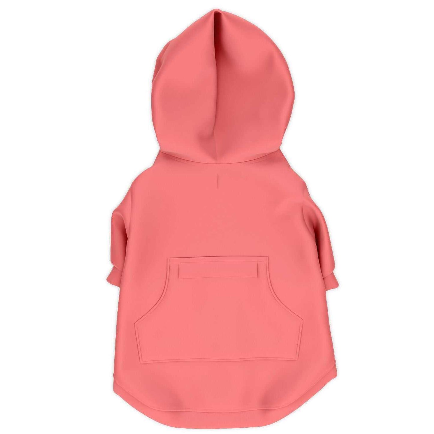 Colorful zip-up dog hoodie, all-over print, vibrant streetwear for pets.