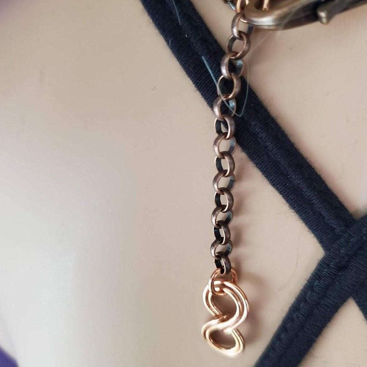 Copper Turquoise Wire Sculpted Heart Necklace - Toddcraft