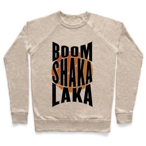 BOOM SHAKA LAKA! Crewneck Sweatshirt - Retro Graphic Pullover