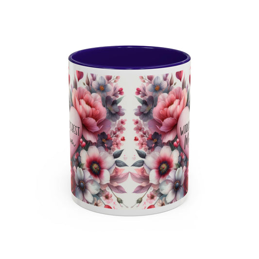 Floral Coffee Mug 11oz 15oz - Colorful Flowered Tea Cup Gift for Mom, Daughter, Aunt - Perfect for Coffee & Tea Lovers - Toddcraft